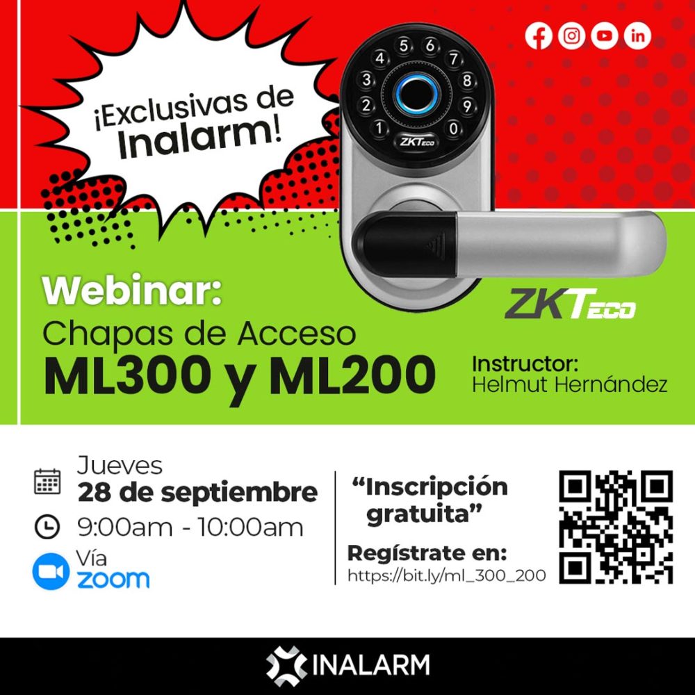 Webinar - Chapas de acceso ML300 / ML200