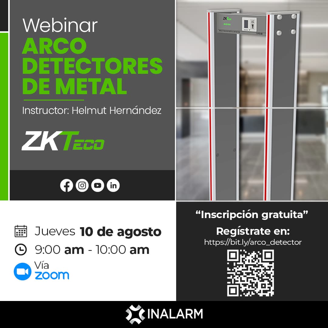 Webinar - Arco detectores de metal