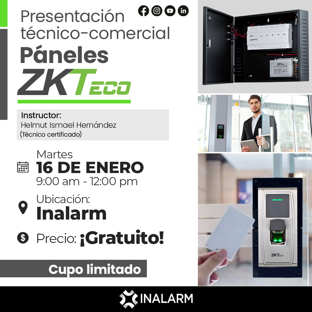 Presentación - Paneles Zkteco