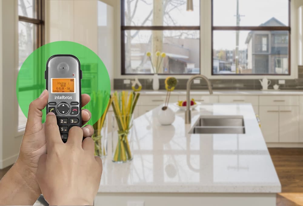 Teléfono inalámbrico con extensión externa Intelbras