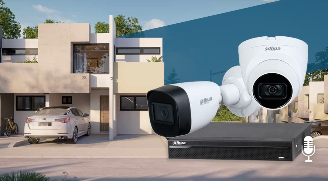 Sistema de video vigilancia Dahua con audio y video Full HD