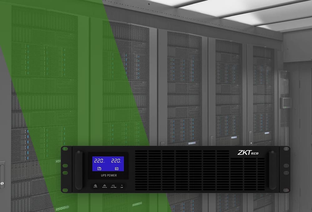 ZKUPS-1800W-LCD para sistemas de seguridad