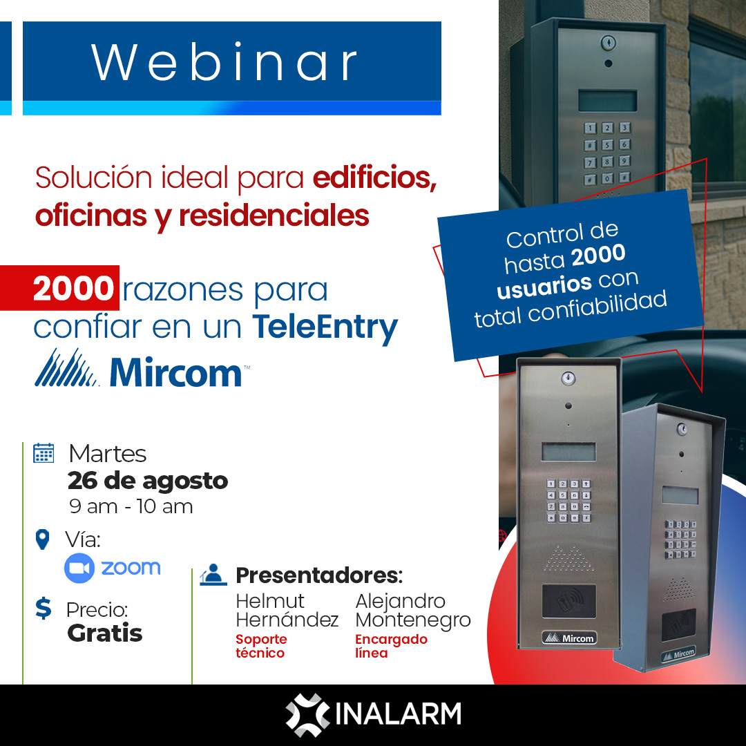 Webinar - TeleEntry de Mircom