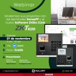 Webinar - Nuevas terminales SenseFP y Software ZKBio ZLink