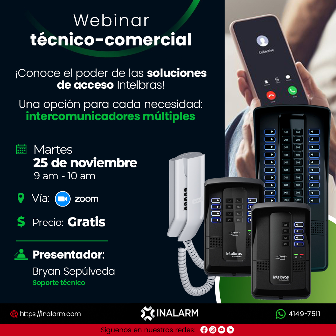 Webinar - Intercomunicadores múltiples