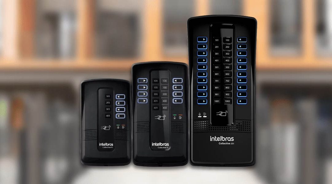 Intercomunicadores multiapartamento Collective Intelbras