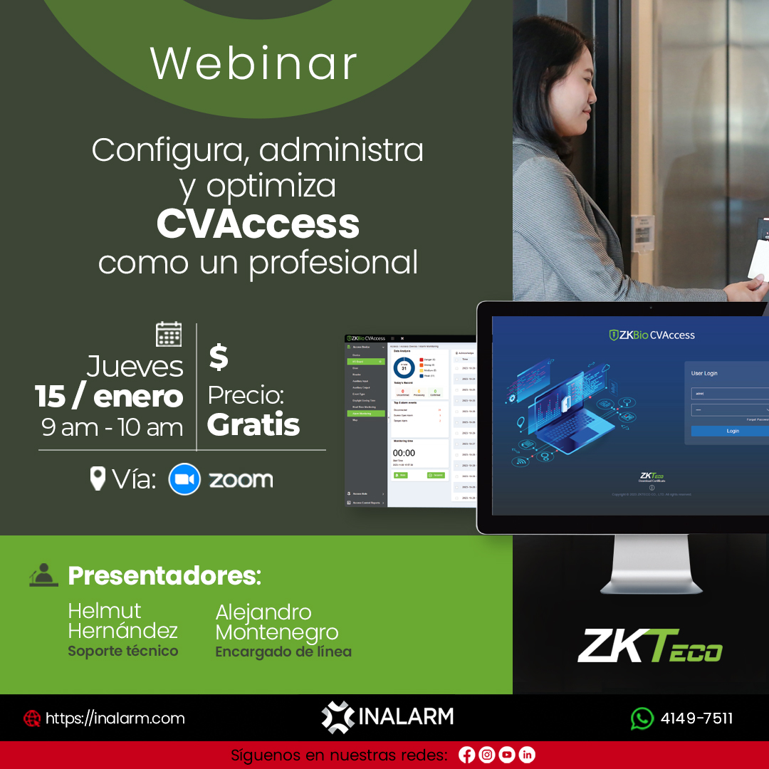 Webinar Software acceso - CVAccess