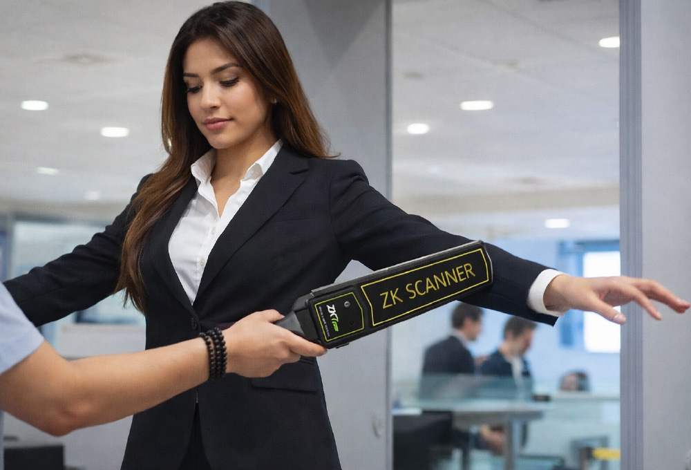 Detector de metales manual ZKTeco