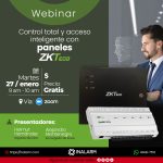 Webinar control total y acceso inteligente con paneles ZKTeco