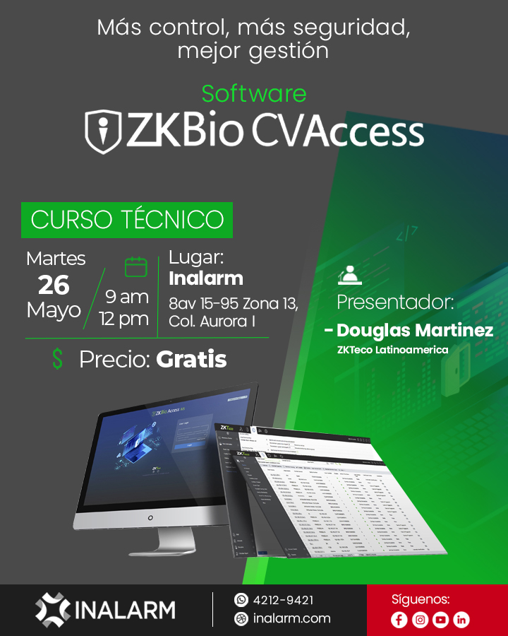 Curso técnico - Software CVAccess