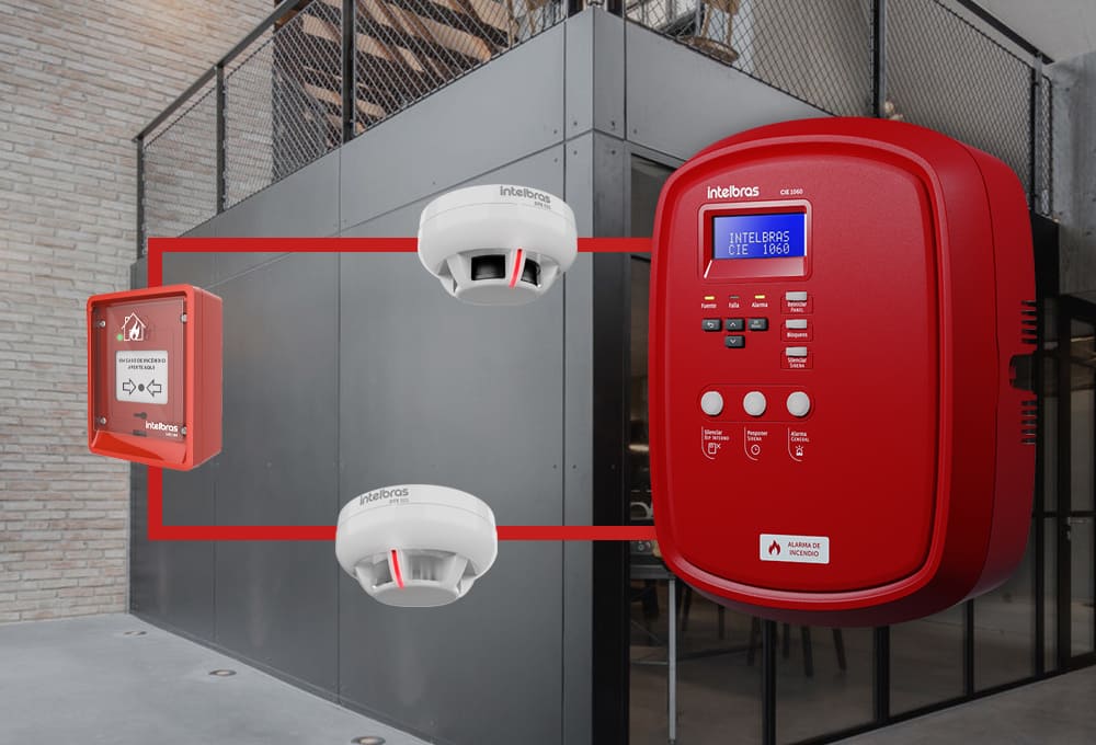 Central de incendio direccionable Intelbras