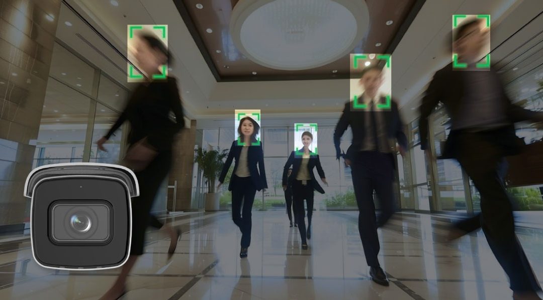 Cámara con reconocimiento facial para accesos controlados