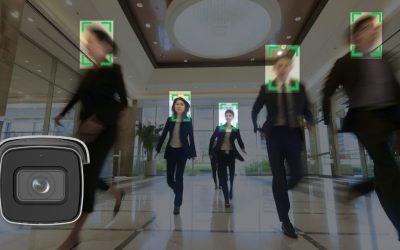 Cámara con reconocimiento facial para accesos controlados