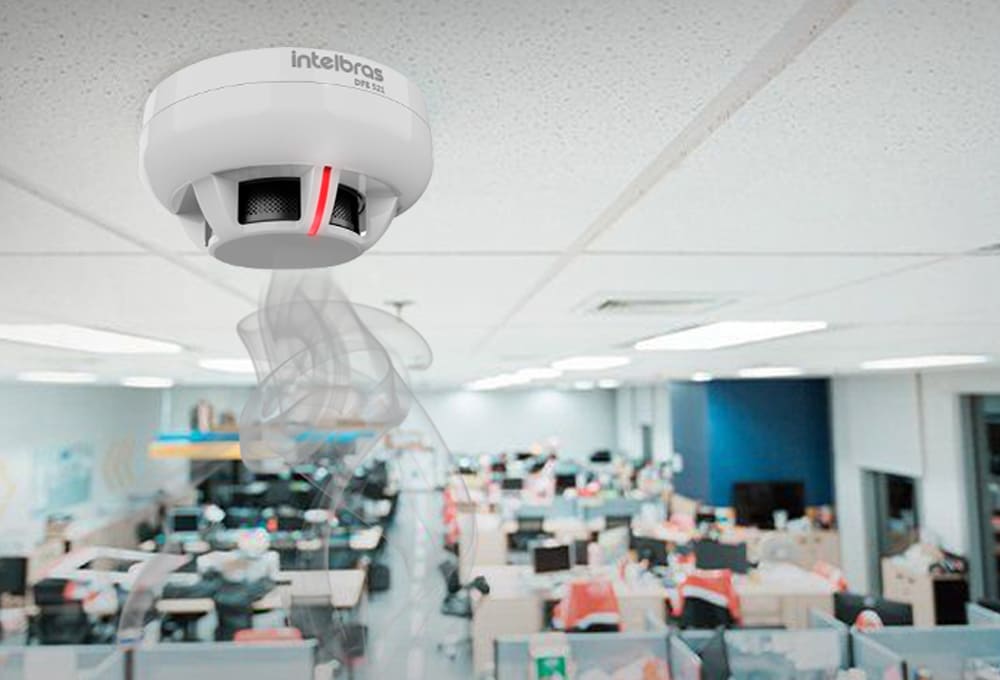 Detector de humo DFE 521 de Intelbras