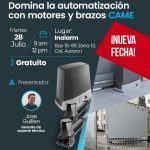 Curso técnico - Automatización motores y brazos CAME