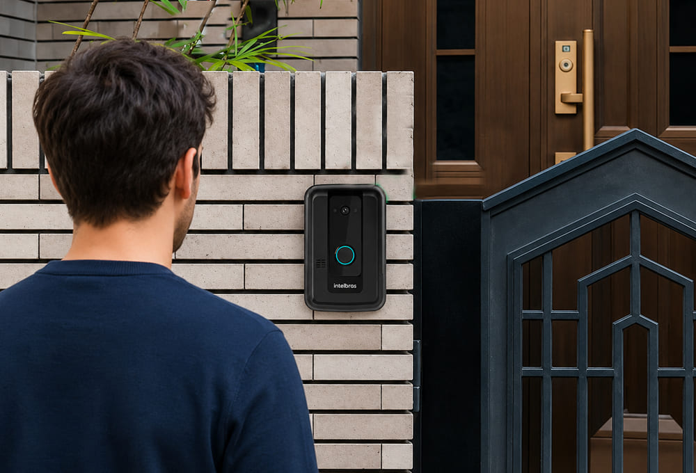 Videoportero Intelbras para control de visitas