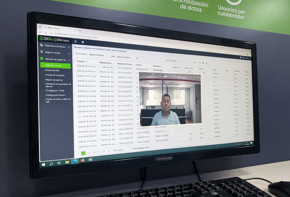 Integración del software CVAccess de ZKTeco con cámaras InVidTech