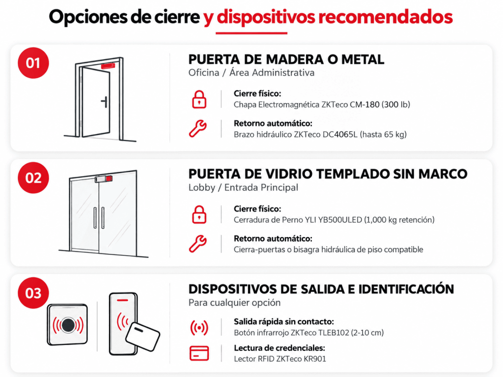 Guia de dispositivos para puertas