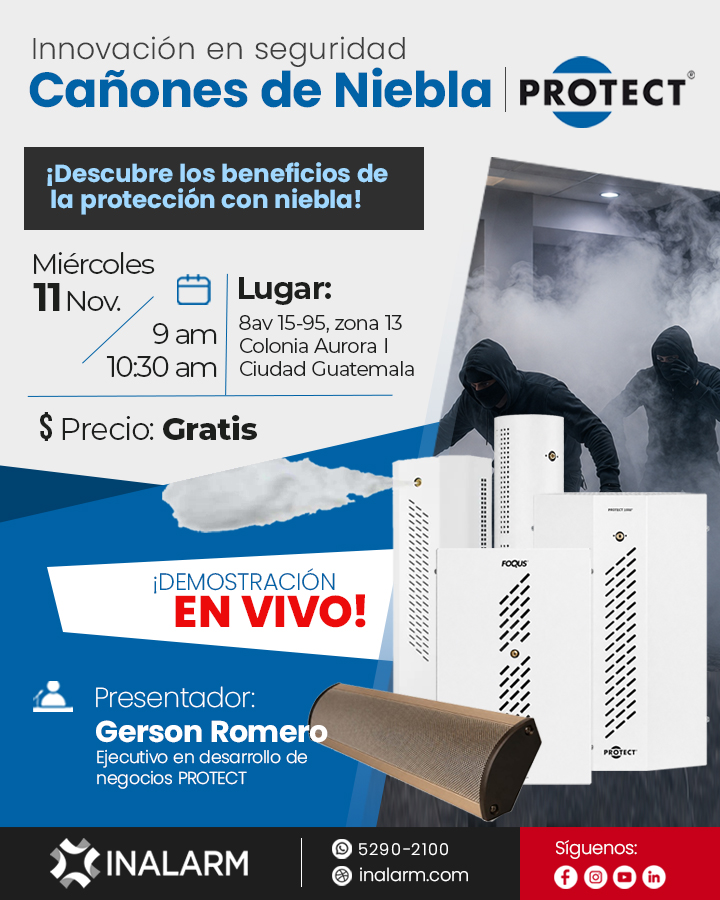 Cañones de Niebla Protect